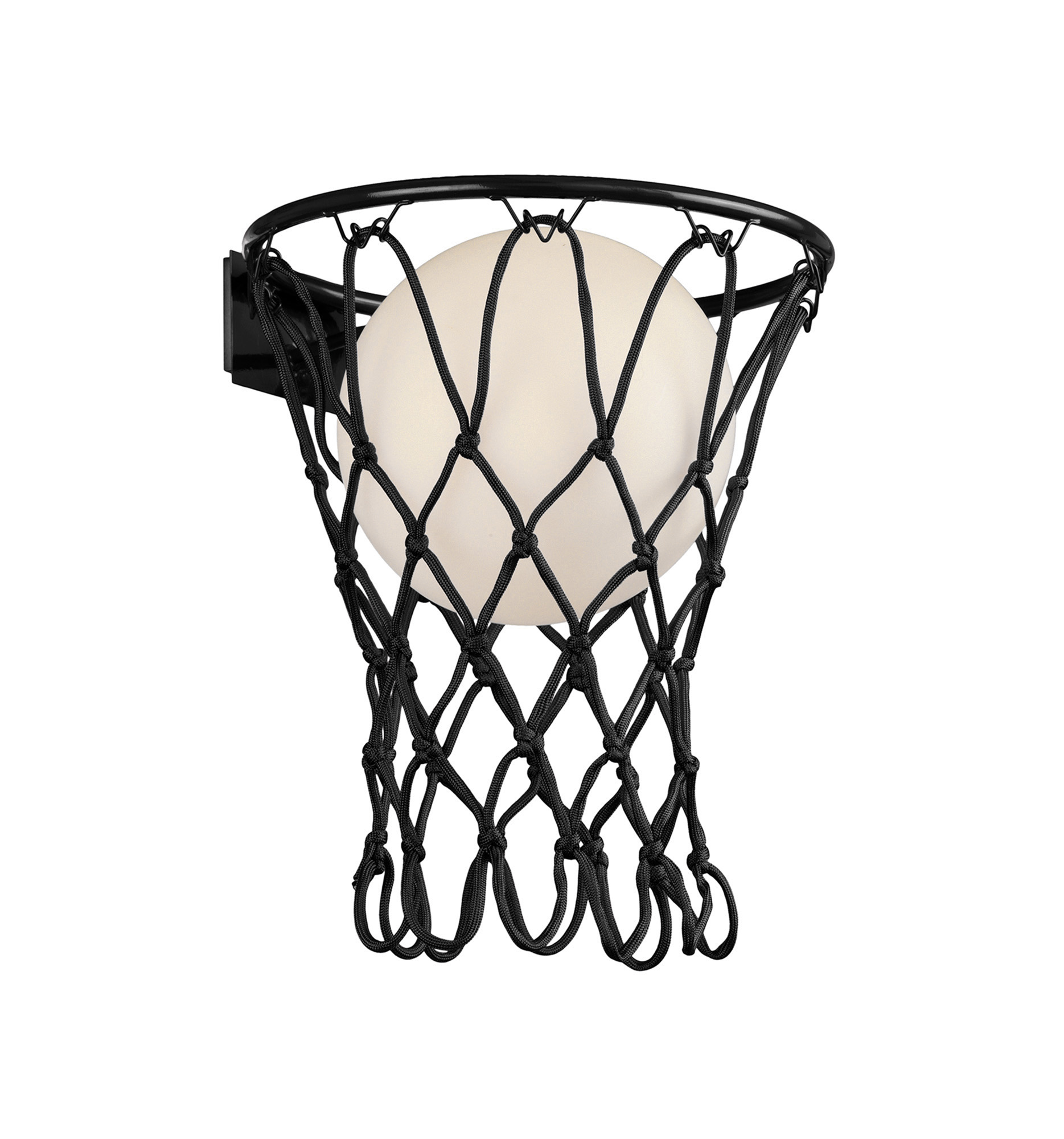 M7243  Basketball Wall Lamp 1 Light Matt Black